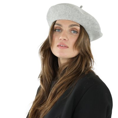 Berety - Gårda Annecy Wool Beret (jasnoszary)