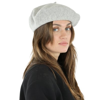 Berety - Gårda Annecy Wool Beret (jasnoszary)