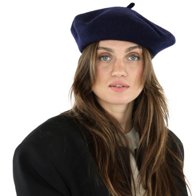 Berety - Gårda Annecy Wool Beret (granatowy)