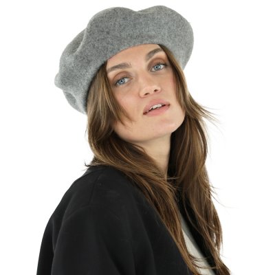 Berety - Gårda Annecy Wool Beret (ciemnoszary)