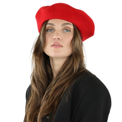 Berety - Gårda Annecy Wool Beret (czerwony)
