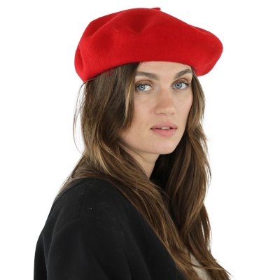 Berety - Gårda Annecy Wool Beret (czerwony)