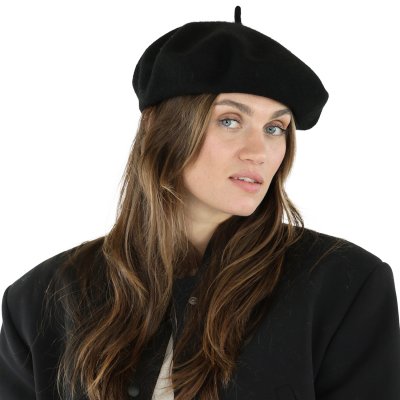 Berety - Gårda Annecy Wool Beret (czarny)