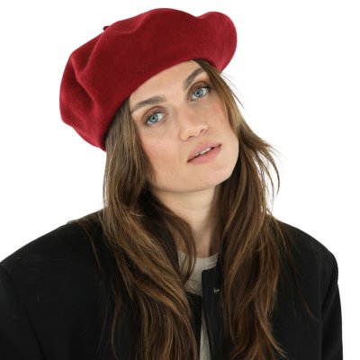 Berety - Gårda Annecy Wool Beret (burgundia)
