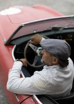 Kaszkiet - CTH Ericson Edward Belo(niebieski)