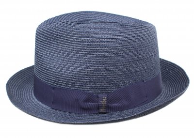 Kapelusze - Borsalino Treccia Canapa (niebieski)