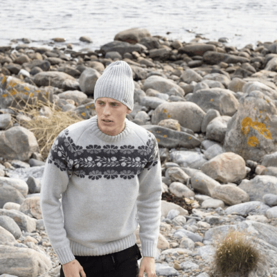 Czapki - Sätila Burhult Lambswool Beanie (jasny szary)