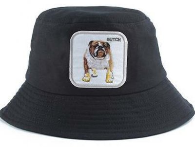 Kapelusze - Gårda Butch Bucket Hat (czarny)