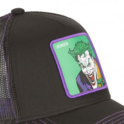 Czapka - Capslab DC Comics Joker (czarny/fioletowy)
