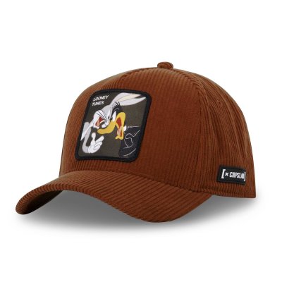 Czapka z daszkiem - Capslab Looney Tunes Bugs & Daffy Premium (brązowy)