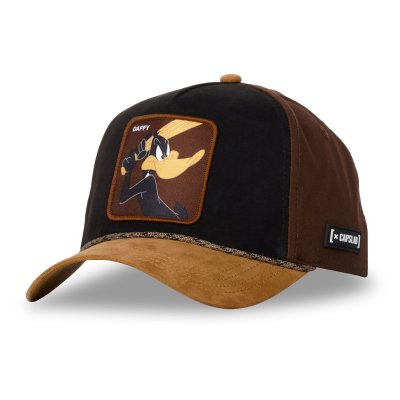 Czapka z daszkiem - Capslab Looney Tunes Daffy Duck Premium (brązowy/czarny)