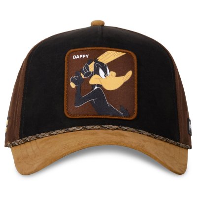 Czapka z daszkiem - Capslab Looney Tunes Daffy Duck Premium (brązowy/czarny)