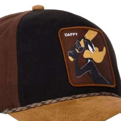 Czapka z daszkiem - Capslab Looney Tunes Daffy Duck Premium (brązowy/czarny)