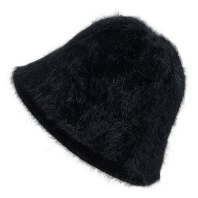 Kapelusze - Gårda Angora Cloche (czarny)