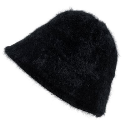 Kapelusze - Gårda Angora Cloche (czarny)