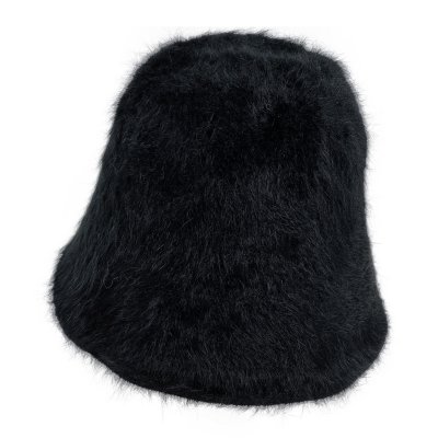 Kapelusze - Gårda Angora Cloche (czarny)
