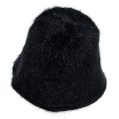 Kapelusze - Gårda Angora Cloche (czarny)