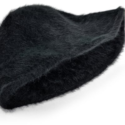 Kapelusze - Gårda Angora Cloche (czarny)