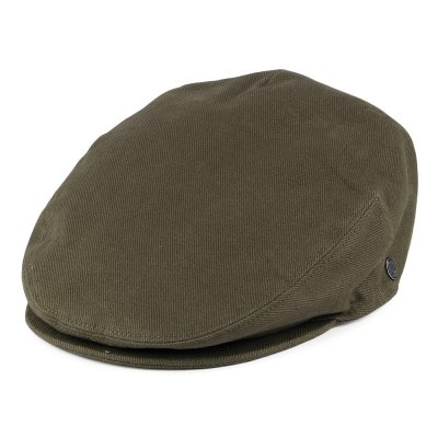 Kaszkiet - Jaxon Hats Cotton Flat Cap (olive)