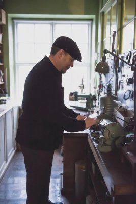 Kaszkiet - CTH Ericson Gustav Sr Earflap Melton (czarny)