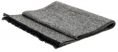 Szaliki - CTH Ericson Edgar Harris Tweed Scarf (czarny)