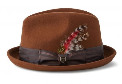 Kapelusze - Brixton x Fender Mustang Fedora (mocha)