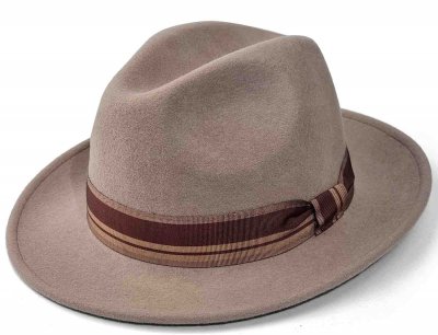 Kapelusze - Gårda Montefalco Fedora Wool Hat (beige)