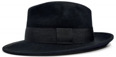 Kapelusze - Gårda Volterra Fedora Wool Hat (czarny)