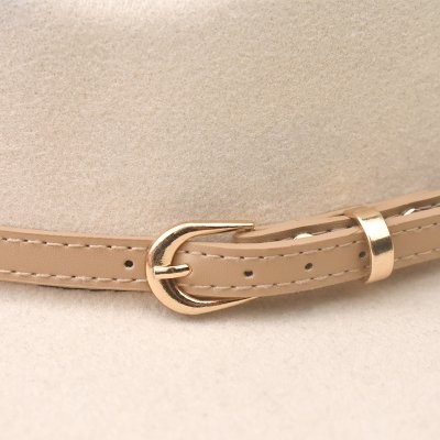 Kapelusze - Gårda Felt Hat (czarny/offwhite)