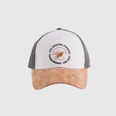 Czapka - MJM Baseball Cap Fish To Live (orange/offwhite)