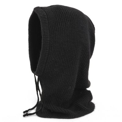 Kominiarka - Gårda Vilhelmina Knitted Balaclava (czarny)
