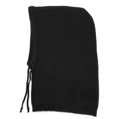 Kominiarka - Gårda Vilhelmina Knitted Balaclava (czarny)