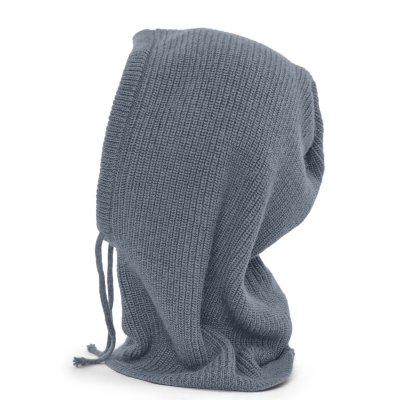 Kominiarka - Gårda Vilhelmina Knitted Balaclava (ciemnoszary)