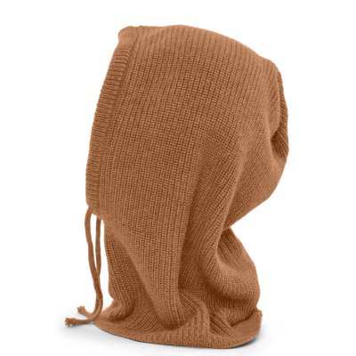 Kominiarka - Gårda Vilhelmina Knitted Balaclava (brązowy)