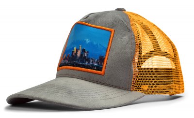 Czapka - Gårda Velvet Trucker Los Angeles Skyline (szary)