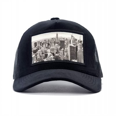 Czapka - Gårda Velvet Trucker New York (czarny)