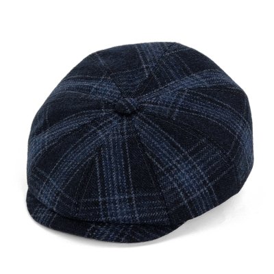 Kaszkiet - Gårda Premium Banbury Wool Newsboy (niebieski)