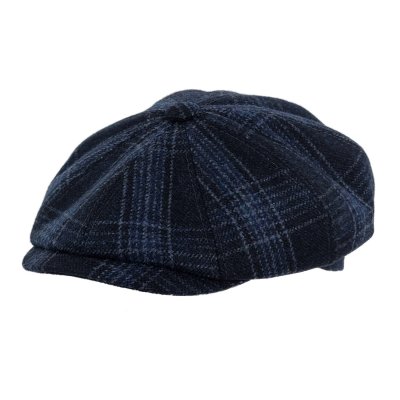 Kaszkiet - Gårda Premium Banbury Wool Newsboy (niebieski)