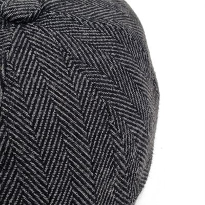 Kaszkiet - Gårda Burrelton Newsboy (ciemnoszary)