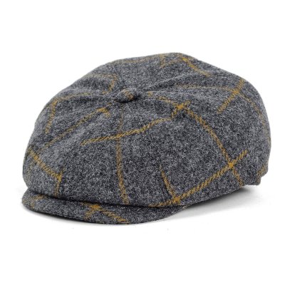 Kaszkiet - Gårda Premium Callander Wool Newsboy (szary)