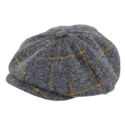 Kaszkiet - Gårda Premium Callander Wool Newsboy (szary)