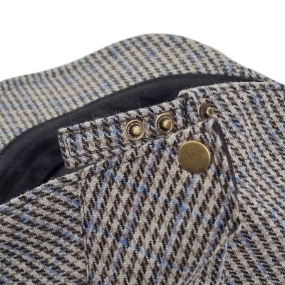 Kaszkiet - Gårda Dunbeath (beżowy/niebieski)