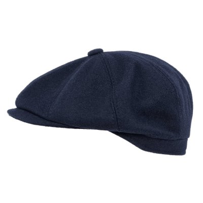 Kaszkiet - Gårda Premium Larkhall Wool Newsboy (niebieski)