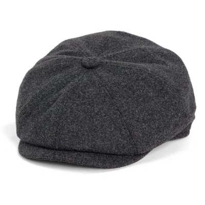 Kaszkiet - Gårda Premium Larkhall Wool Newsboy (szary)