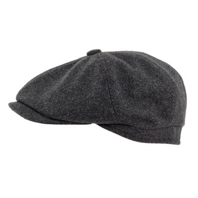 Kaszkiet - Gårda Premium Larkhall Wool Newsboy (szary)