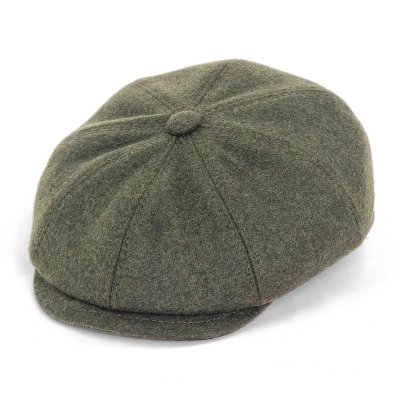 Kaszkiet - Gårda Premium Larkhall Wool Newsboy (zielony)