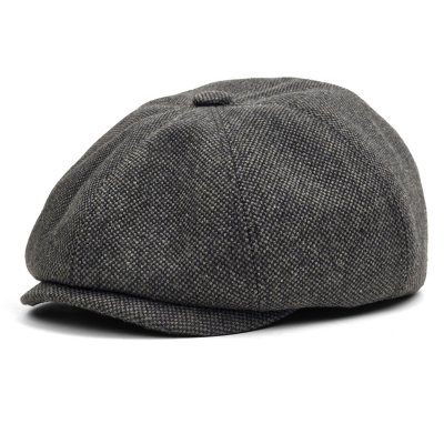 Kaszkiet - Gårda Telford Newsboy Cap (ciemnoszary)