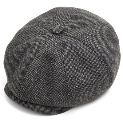 Kaszkiet - Gårda Telford Newsboy Cap (ciemnoszary)