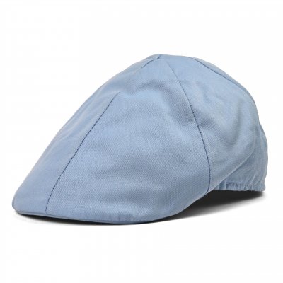 Gubbkeps / Flat cap - Gårda Vico Cotton Flat Cap (ljusblå)