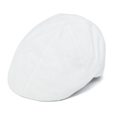 Kaszkiet - Gårda Vico Cotton Flat Cap (biały)